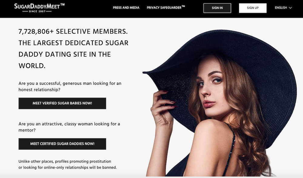 sugardaddymeet homepage